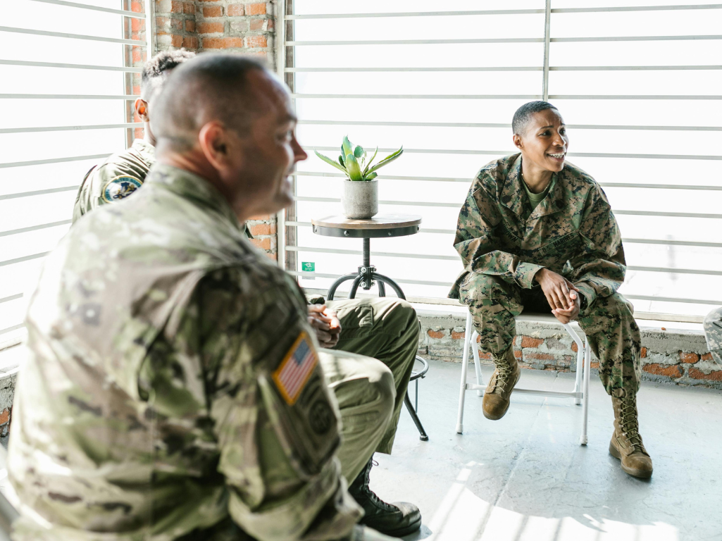 We offer group therapy for Military & Veterans.