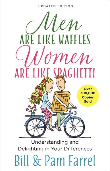 Book cover of Men Are Like Waffles, Women Are Like Spaghetti